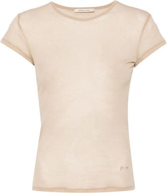 Paloma Wool Oma Semi-sheer Cap-sleeve T-shirt