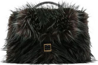 sacai Faux Fur Tote Bag