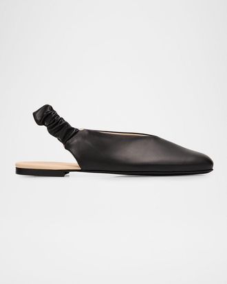 La Canadienne Glenn Leather Slingback Flats