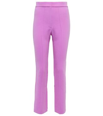 Alex Perry Dallin high-rise straight cropped pants