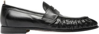 Officine Creative Mocassino - Heren - Loafers - Zwart - 39 EU - Leer - Schoenen