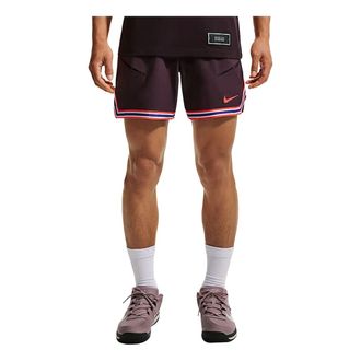 Nike Court Slam x Carlos Alcaraz Dri-FIT Shorts Asia Sizing Magenta Gray Bright Deep Red IM5792-647
