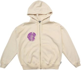 Iuter Iuter, Hoodies & sweatvesten, Heren, Beige, 2Xl, Time Flies Zip