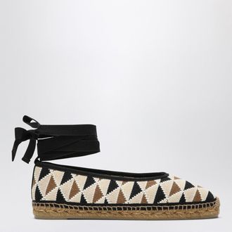 Castaner Carina low espadrilles in multicoloured crochet