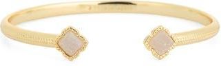 Kendra Scott Mallory Stone Cuff Bracelet in Gold Iridscnt Drusy at Nordstrom Rack