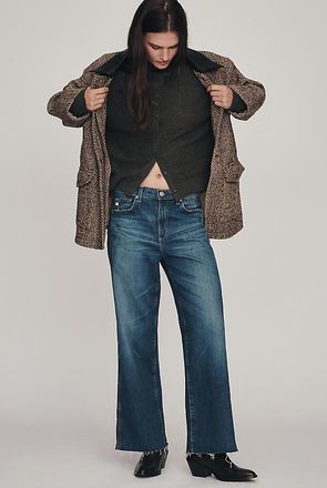 AG - Adriano Goldschmied AG Saige Mid-Rise Crop Wide-Leg Jeans