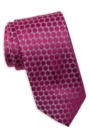 Ted Baker Wilson Dot Silk Blend Tie in Magenta at Nordstrom Rack
