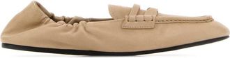 Miu Miu Beige Suede Loafers