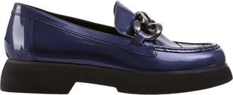 H&ouml;gl Stacy Loafer - Dames - Loafers - Blauw - 35 EU - Leer - Schoenen