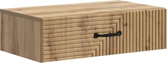 vidaXL Mesa Lateral Montada En La Pared 59 X 34,5 X 17 Cm Vidaxl