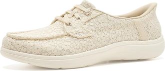 Skechers On-the-go Hands Free Slip-ins On-the-go Flex Radiant - Leilan Womens Shoes Natural : 6.5 Medium, Canvas