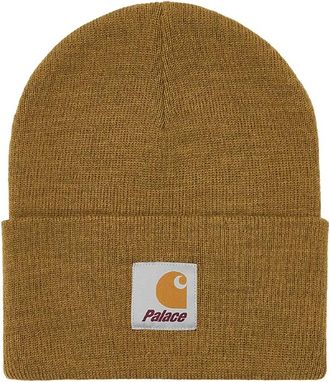 Palace X Carhartt Wip Classic Beanie Brown I032477-HAMI