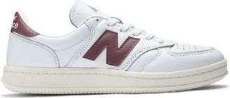 New Balance Mens T500 in White/Red Leather, size 10.5