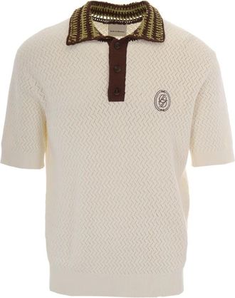 Dr&ocirc;le de Monsieur Polo Shirts, male, Beige, Size: M Polo Shirts