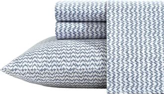 Nautica Ikat Wave Blue Twin Xl Sheet Set