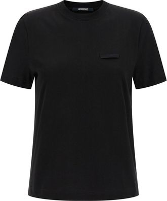 Jacquemus Black Logo T-shirt