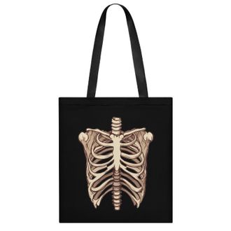 Generic Ribcage Womens Tote Casual Shopping Bag Lightweight Shoulder Bags Hobos Handbag for Work Travel Daily 35x40cm