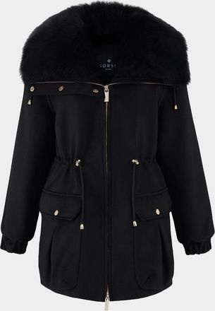 Gorski Jacket With Detachable Shearling Collar