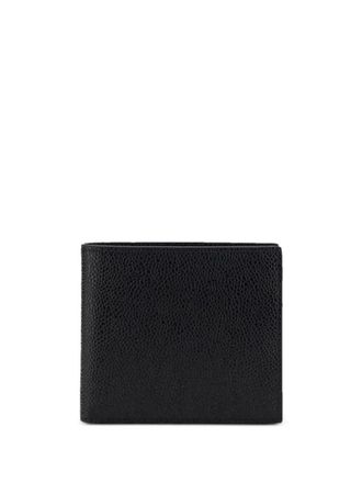 Thom Browne Billfold In Pebble Grain Leather Accessories
