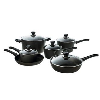 Scanpan Classic 11 Piece Deluxe Nonstick Cookware Set in Black at Nordstrom