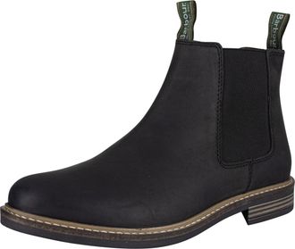 Barbour Mens Farsley Smart Leather Black Work Office Ankle Chelsea Boots - Black - 10