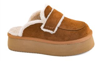Corkys Footwear Womens Veg Out Clog In Brown Faux Suede