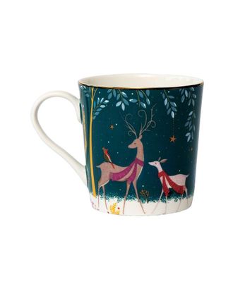 Portmeirion Sara Miller Woodland Tales Deer & Robin 12Oz Mug