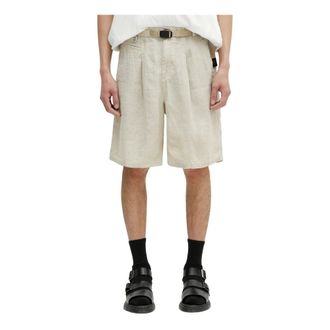 Undercover Shorts in Lino - - Shorts - Uomo - Beige - M