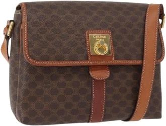 Celine Pre-owned Cross Body Bags, female, Brown, Size: ONE SIZE Pre-owned Vintage Plastic Cross Body Bag
