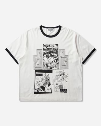 Cav Empt Men s FK SequencingPatch Ringer T-Shirt White