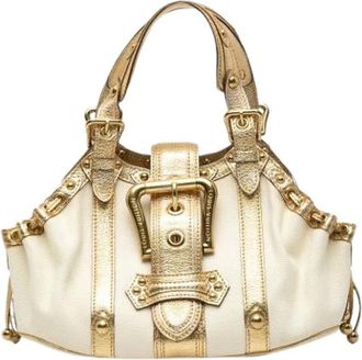 Louis Vuitton Pre-owned Handbags, female, White, Size: ONE SIZE Pre-owned Vintage Canvas Handbag