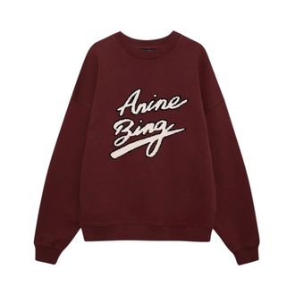 Anine Bing Mujer, Sudaderas, Rojo, Talla: XS