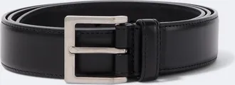 Saint Laurent Cintur&oacute;n Vadim de piel