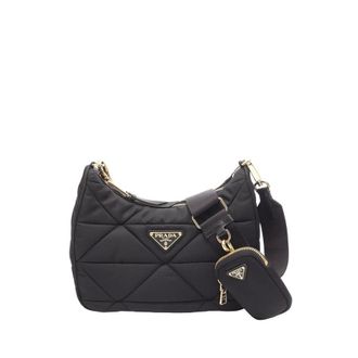 Prada Pre-owned Prada Padded Re-Nylon Crossbody Bag Unisex I05MS2AHGX5IVISG