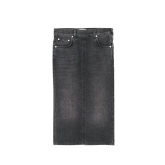 Haikure Denim Skirts, female, Black, Size: W24 Kim Midi Skirt