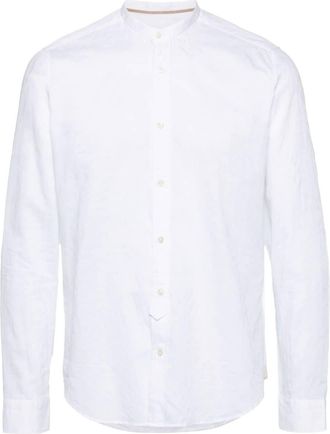 Tintoria Mattei band-collar cotton shirt - men - Cotton - 42 - White