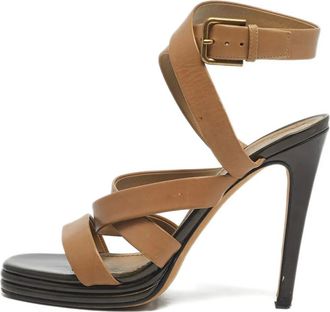 Saint Laurent Sandali con cinturini - Toni neutri