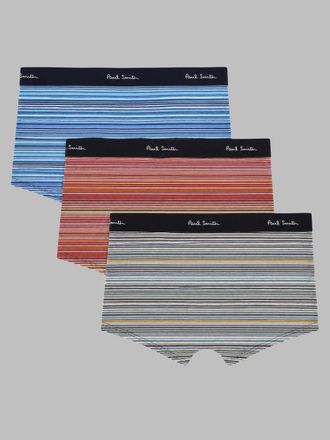Paul Smith Striped Organic Cotton Boxers - Multicolor