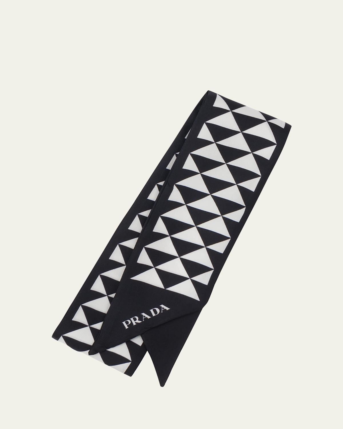Prada Fuchsia printed foulard in twill from $448.22 - on