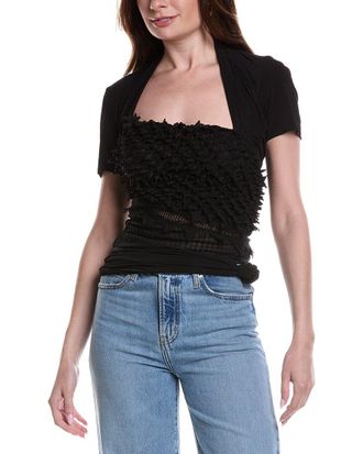 CHRISTOPHER ESBER Contort Shibari Jersey T-Shirt Dress