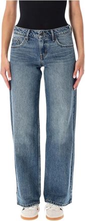 Levi's Low Loose Jeans - Dames - Regular Fit Jeans - Blauw - W25 - Denim - Jeans