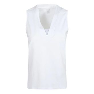 Eleventy Sleeveless Tops, female, White, Size: L Sleeveless Top