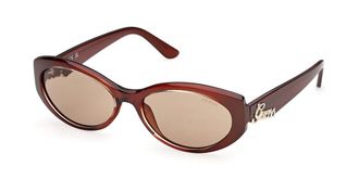 Guess GU00307 50E Womens Sunglasses Brown Size 56