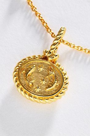 Awe Inspired Zodiac Gemstone Pendant Necklace