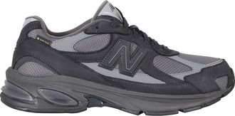 New Balance Field Grey Nubuck Mesh Running Sneakers