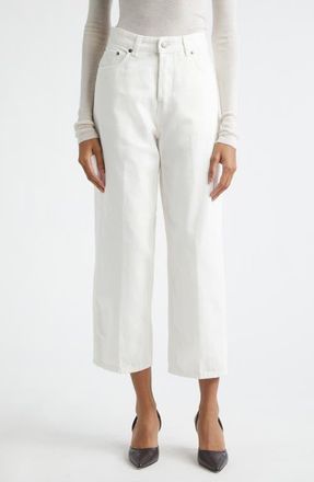 Haikure Betty Bull Straight Leg Jeans in Off White at Nordstrom, Size 26