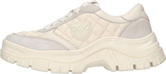 Pinko Pinko Sneakers Beige - Dames - Sneakers - Beige - 39 EU - Leer - Schoenen