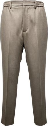 Tagliatore Broeken, Heren, Beige, M, Wol, Gar&ccedil;on Broeken
