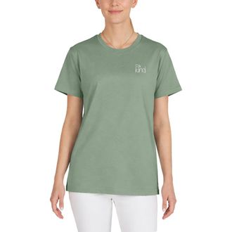 Dalix Be Kind Womens Relaxed Tee in Sage at Nordstrom, Size Xx-Large