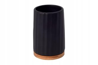 OEM Taza Kido De Cer&aacute;mica Negra Con Acabado Brillante 08409 1 Unidad